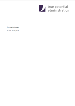 Waverton Termination Statement