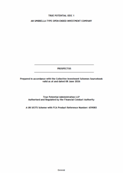 True Potential OEIC – 1 Prospectus