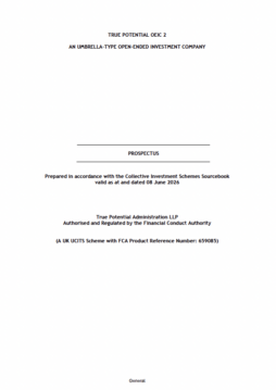 True Potential OEIC – 2 Prospectus