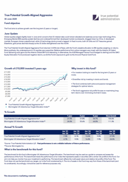 True Potential Growth-Aligned Aggressive Factsheet
