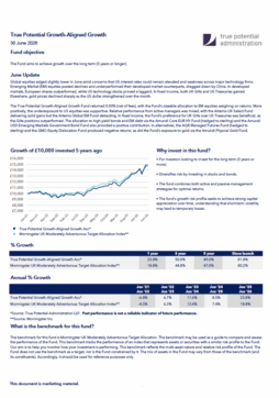 True Potential Growth-Aligned Growth Factsheet