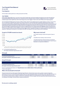 True Potential Pictet Balanced Factsheet